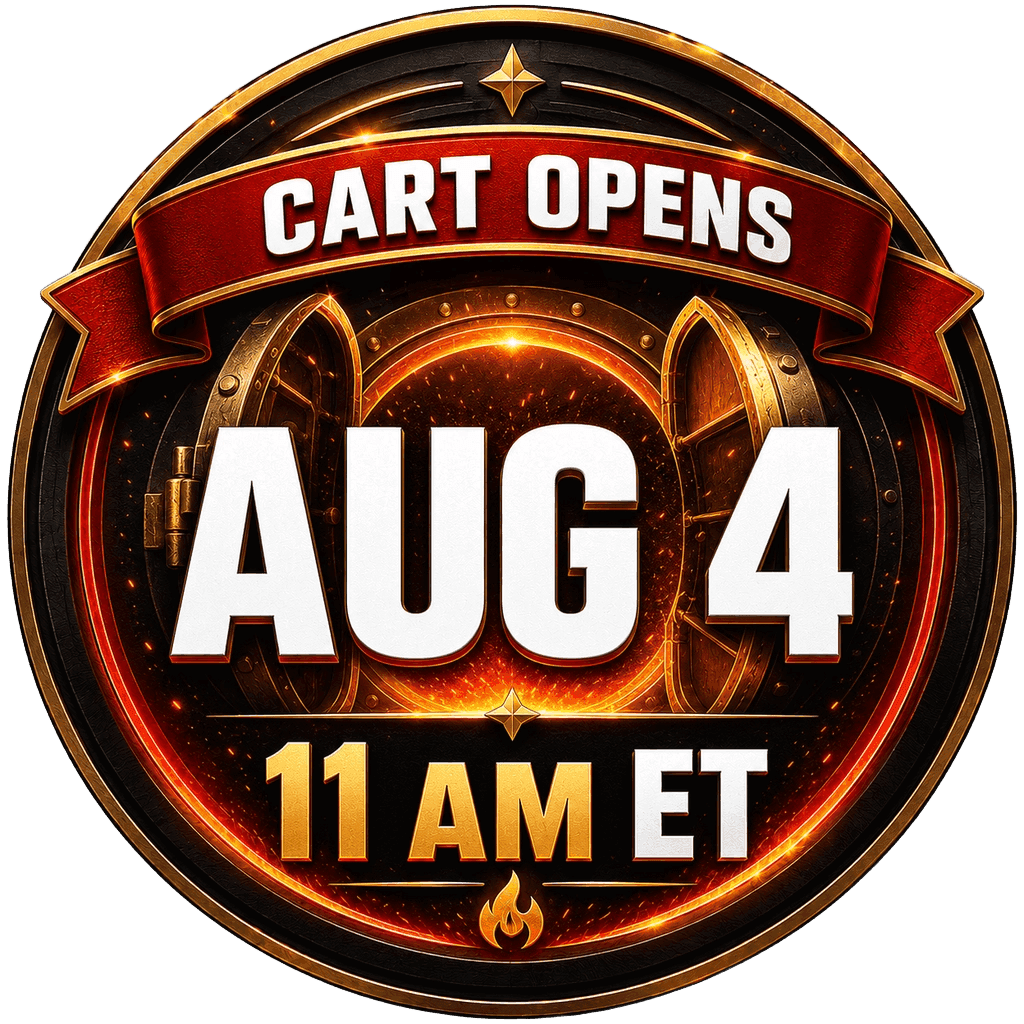 Cart Opens — August 4, 11 AM ET