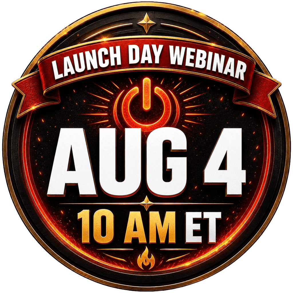 Launch Day Webinar — August 4, 10 AM ET