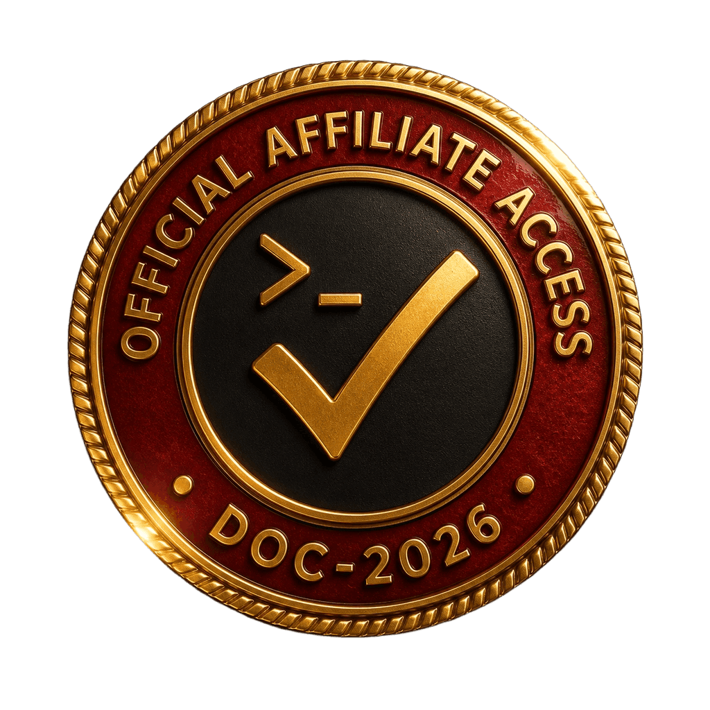 Official Affiliate Access — DOC-2026 seal