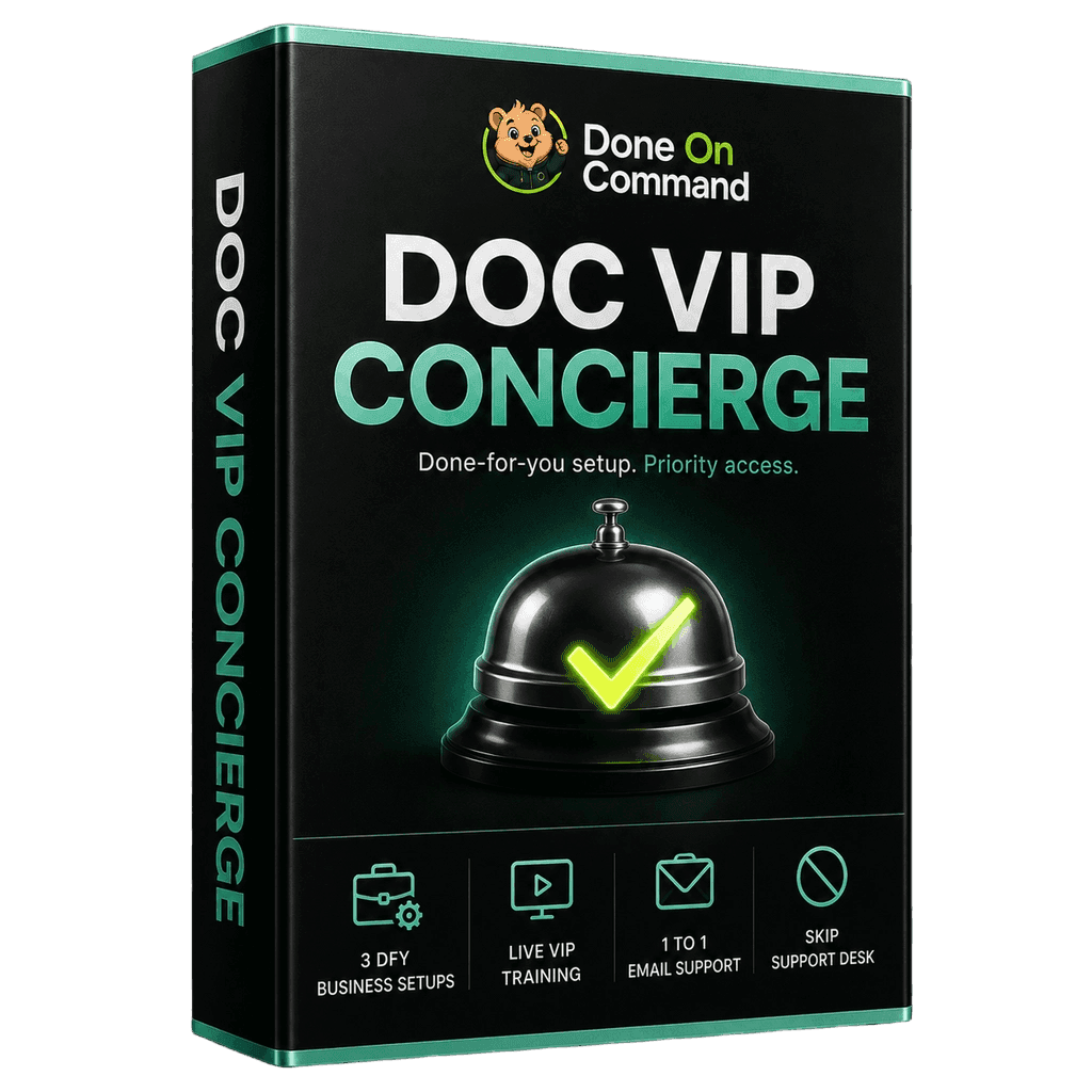 VIP Concierge upgrade box