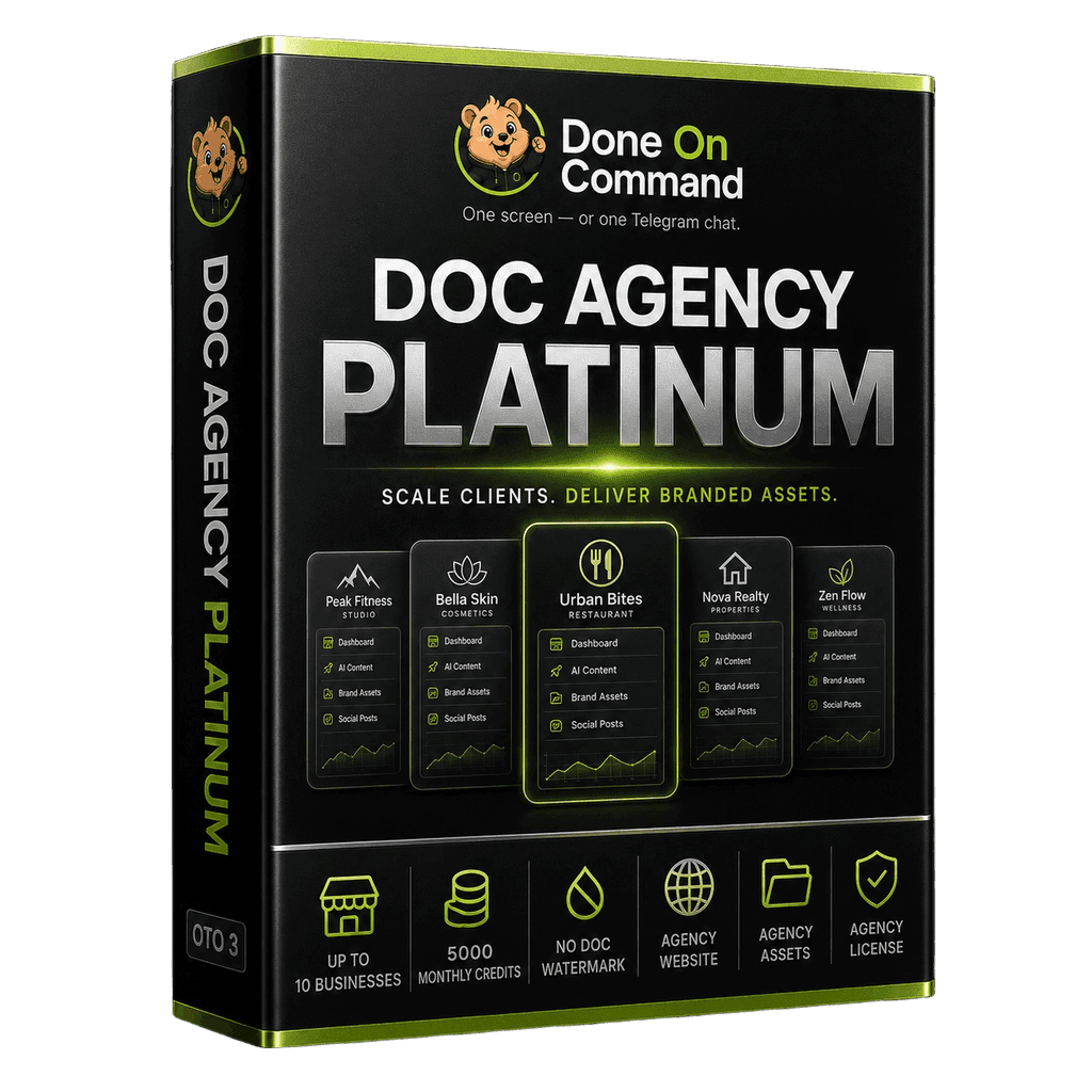 Agency Platinum upgrade box