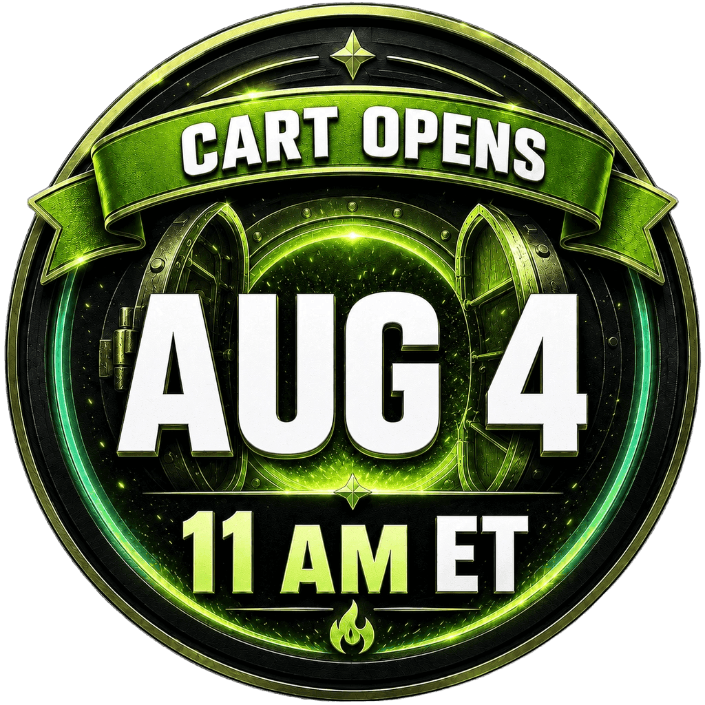 Cart Opens — August 4, 11 AM ET
