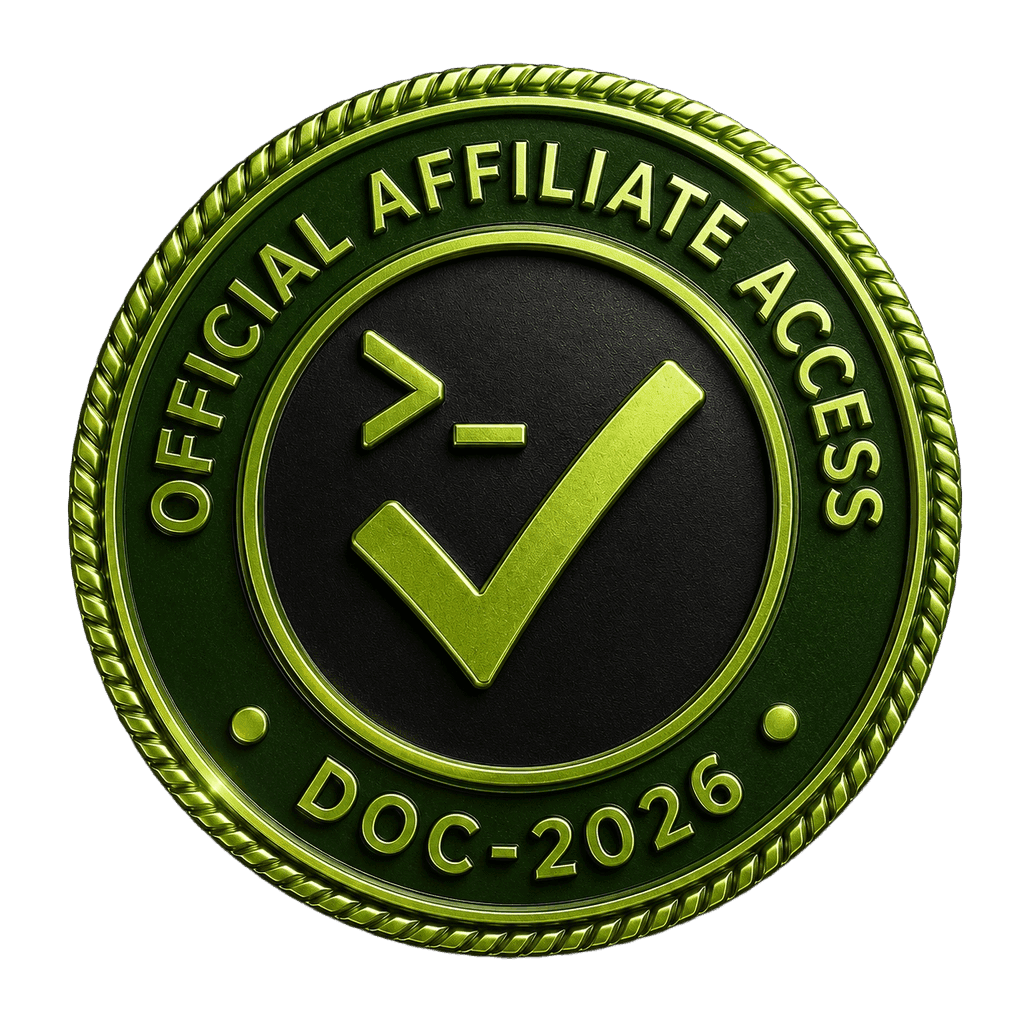 Official Affiliate Access — DOC-2026 seal